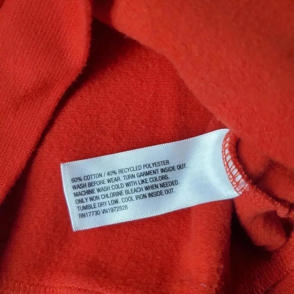 Baby Cat & Jack Red Santa Claus Graphic Fleece-Lined Pullover Sweatshirt 6/9m - Picture 7 of 9